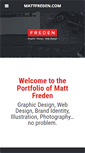 Mobile Screenshot of mattfreden.com